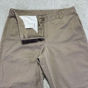 LL Bean Favorite Fit Pants Womens Size 8 PET Khaki Cotton Casual Comfort 31x27.5